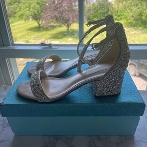 Betsey Johnson “Blue” Rhinestone heels